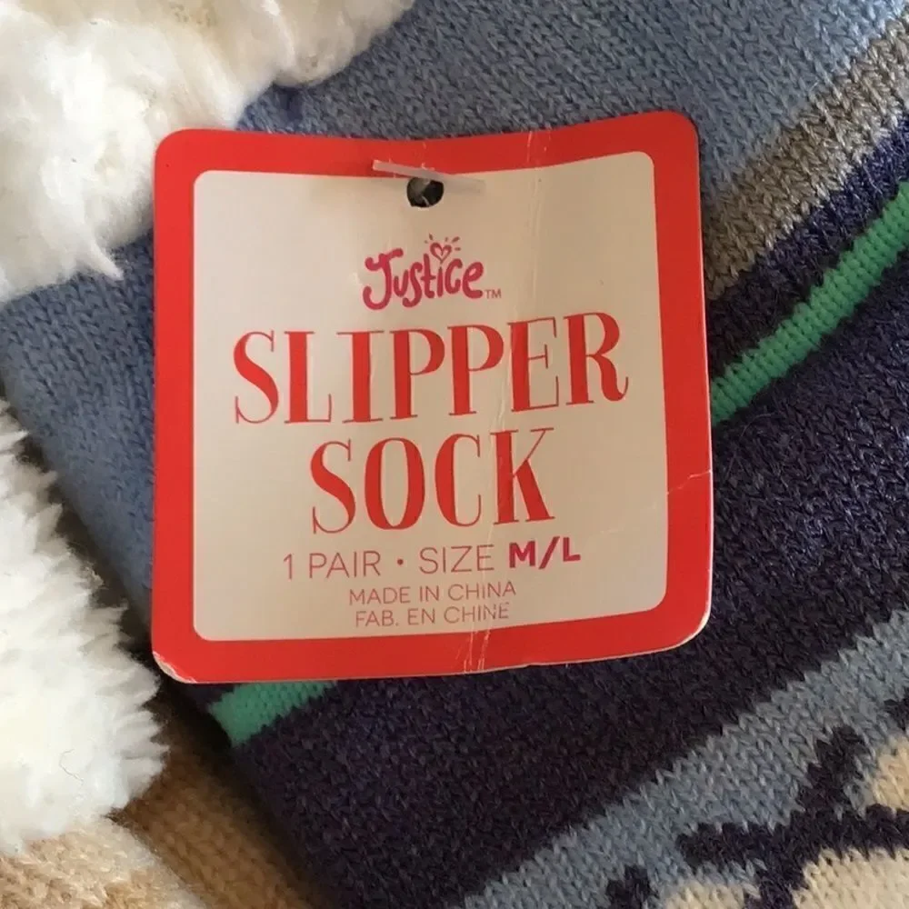 Bundle of 2 cozy winter holidays socks-reindeer and snow (New with tags)